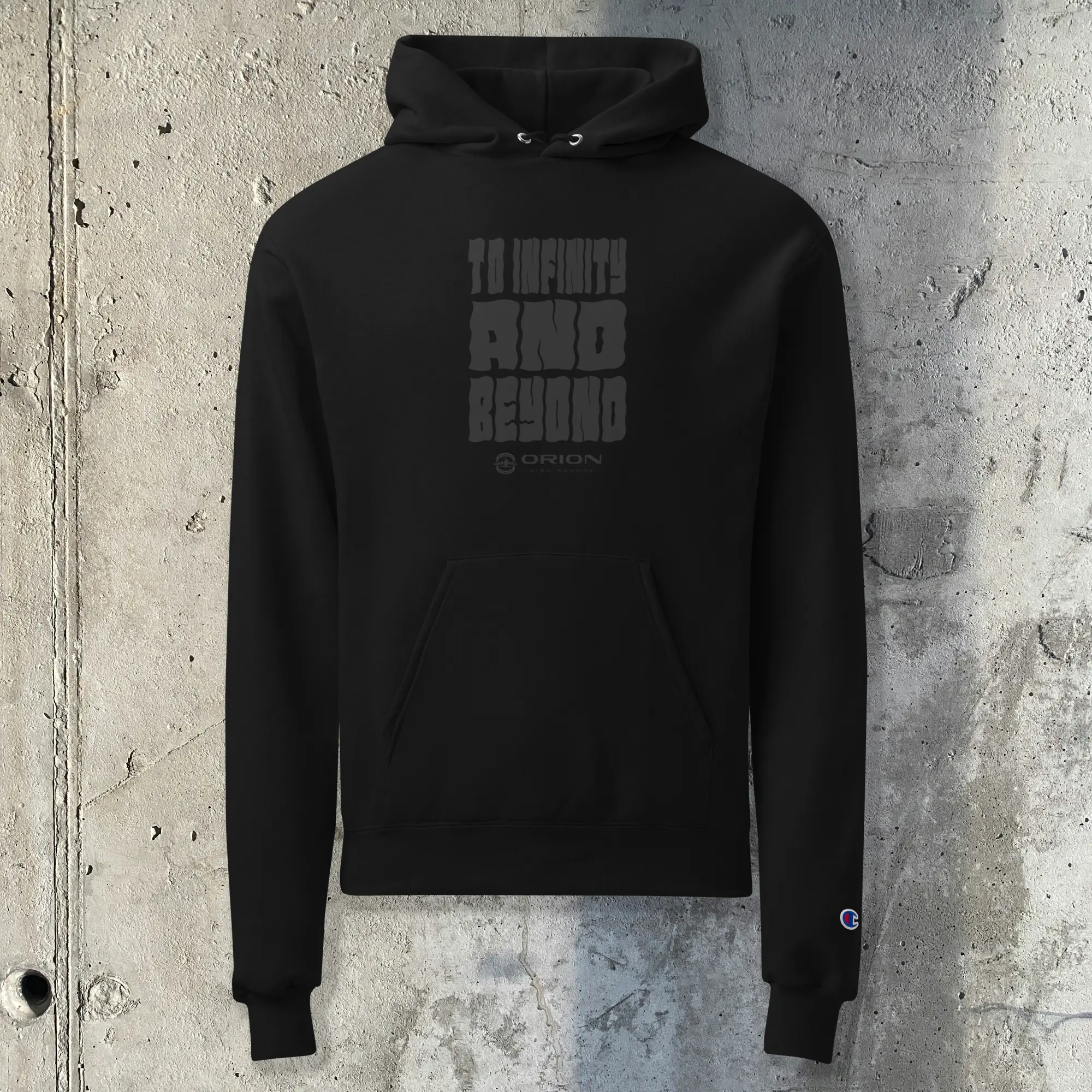 Unisex Champion Hoodie – Blackout Edition