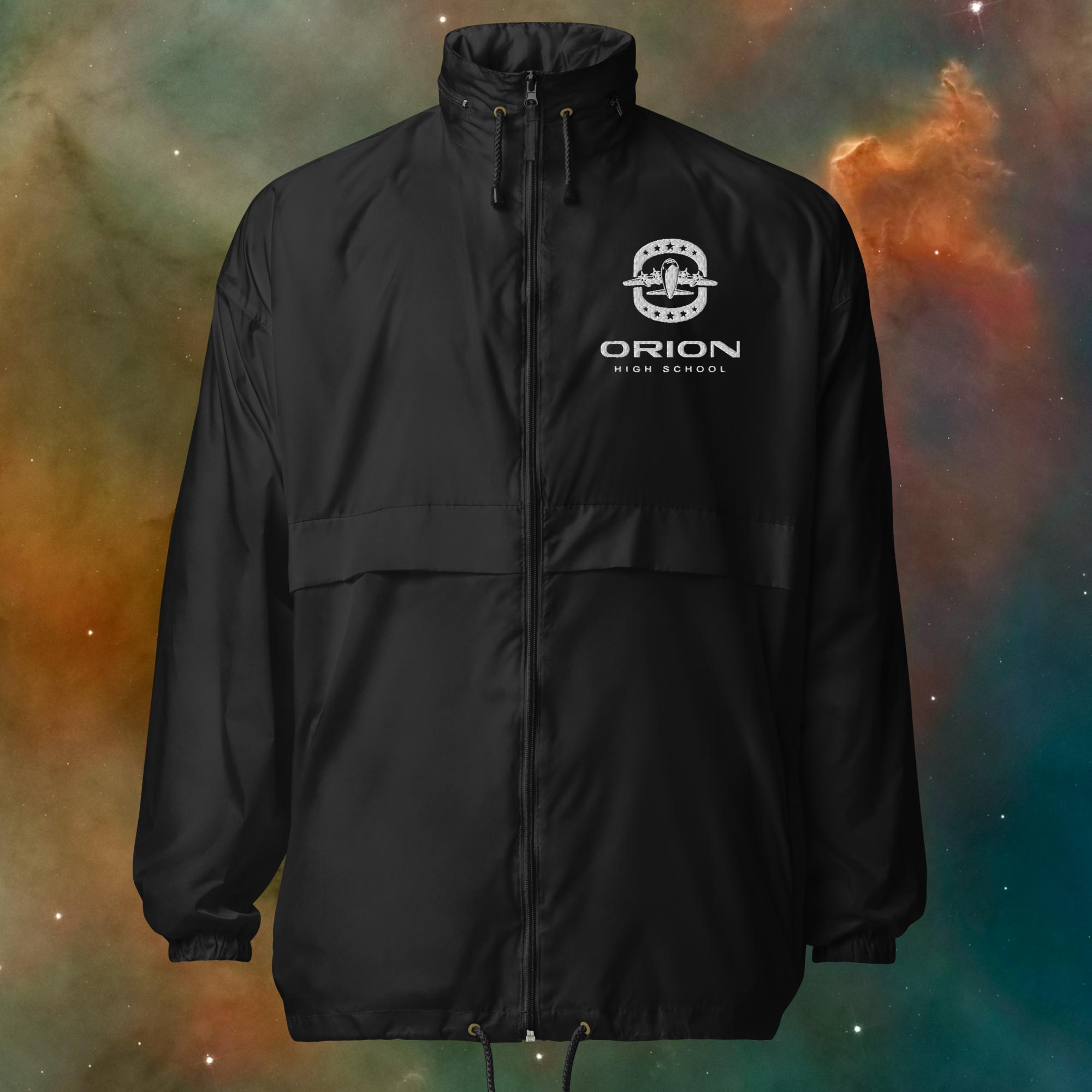 Embroidered Unisex Orion Logo Windbreaker - Image 3
