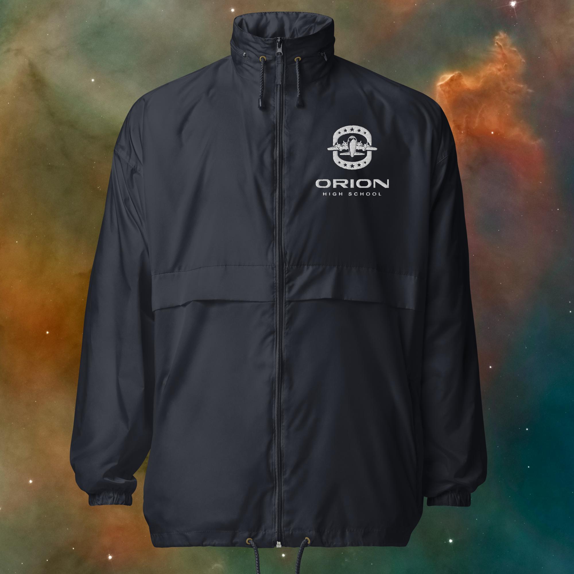Embroidered Unisex Orion Logo Windbreaker - Image 4