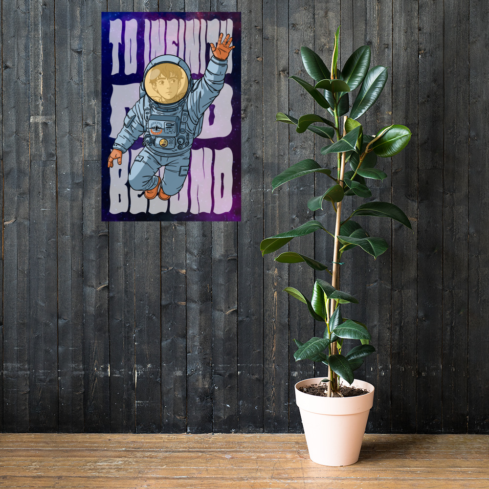 24″×36″ To Infinity & Beyond Galaxy Poster - Image 3