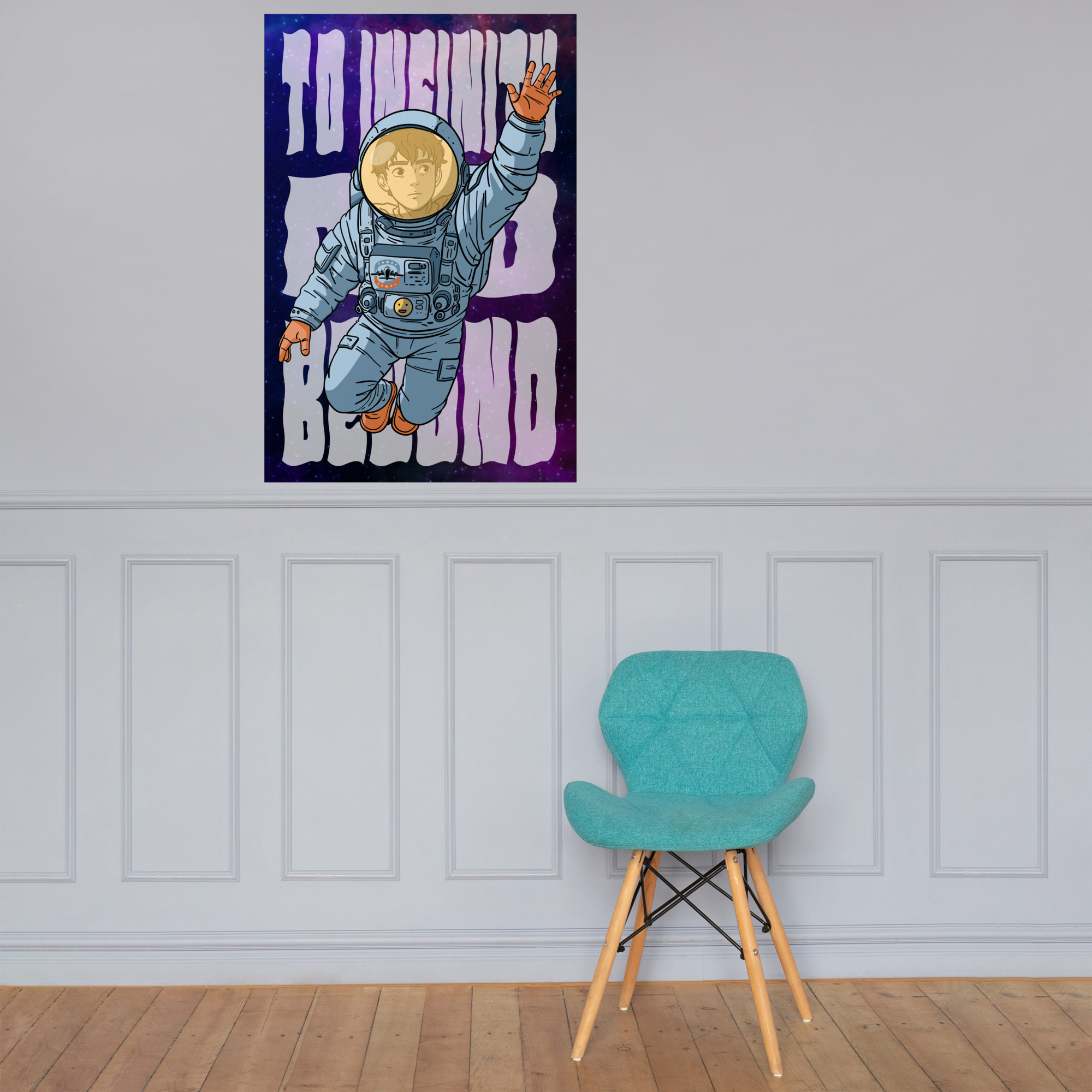 24″×36″ To Infinity & Beyond Galaxy Poster - Image 2