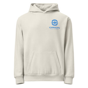 Embroidered urban garment-dyed hoodie