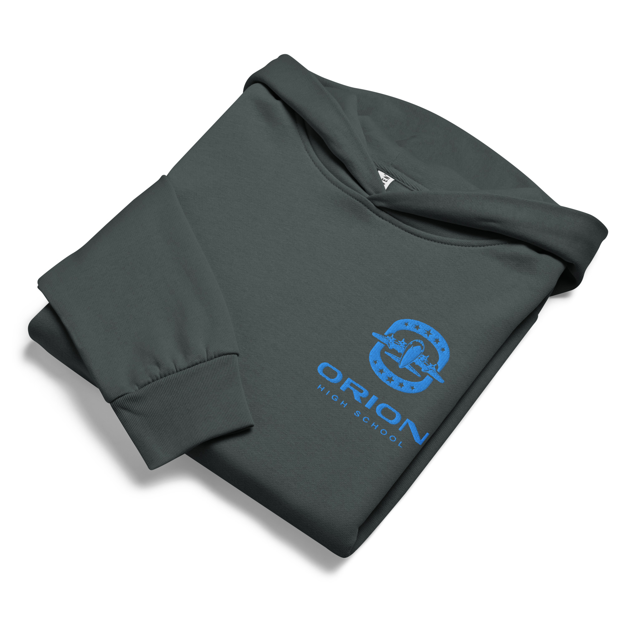 Embroidered urban garment-dyed hoodie - Image 5