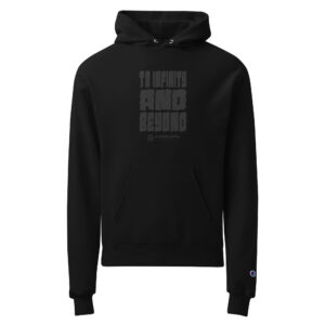 Unisex Champion Hoodie – Orion High School “To Infinity and Beyond” Blackout Edition
