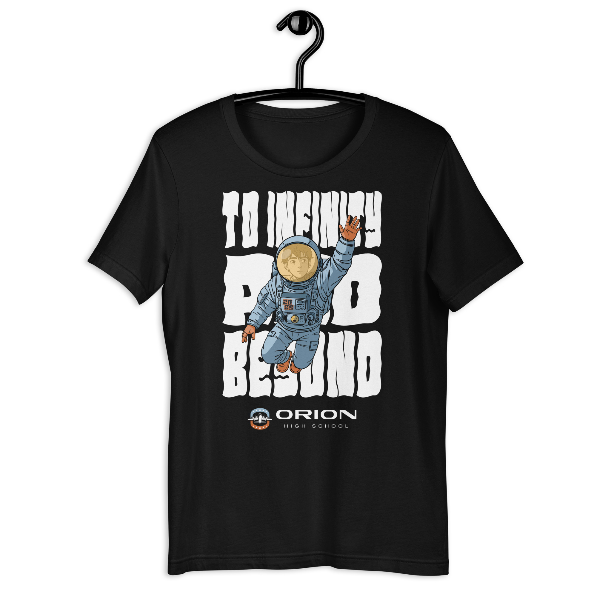 Unisex Staple T-Shirt | Bella + Canvas 3001 – Orion High School “To Infinity and Beyond” Large Graphic