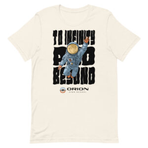 Unisex Staple T-Shirt | Bella + Canvas 3001 – Orion High School “To Infinity and Beyond” Large Graphic